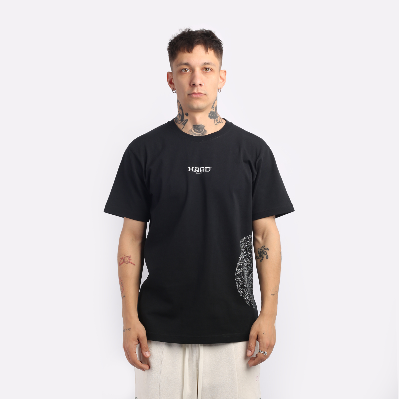 Мужская футболка Hard Hard Tee Ball (Hard-tee-ball-black)  - цена, описание, фото 1