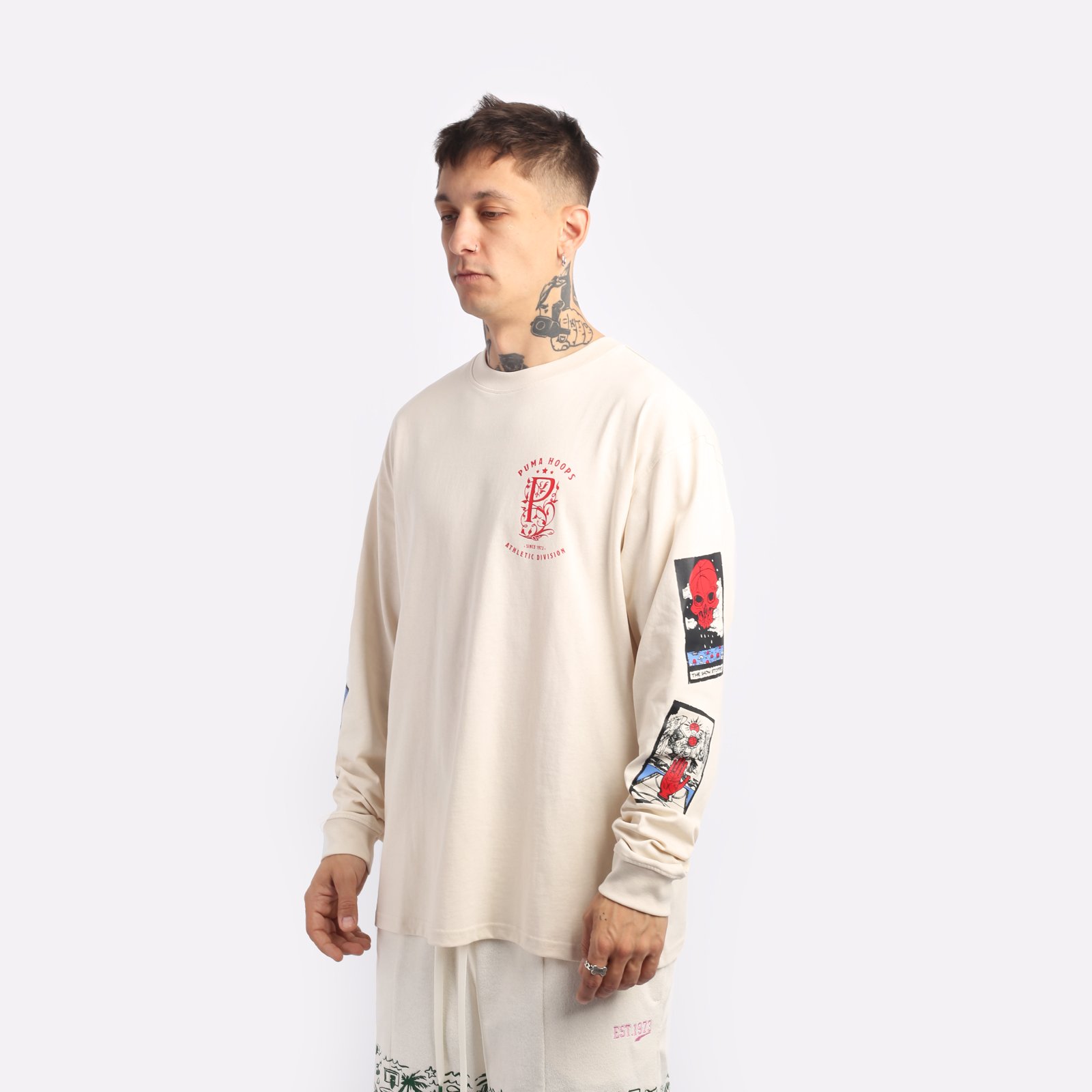 Лонгслив PUMA In Your Cards LS Tee (62477501)  - цена, описание, фото 3