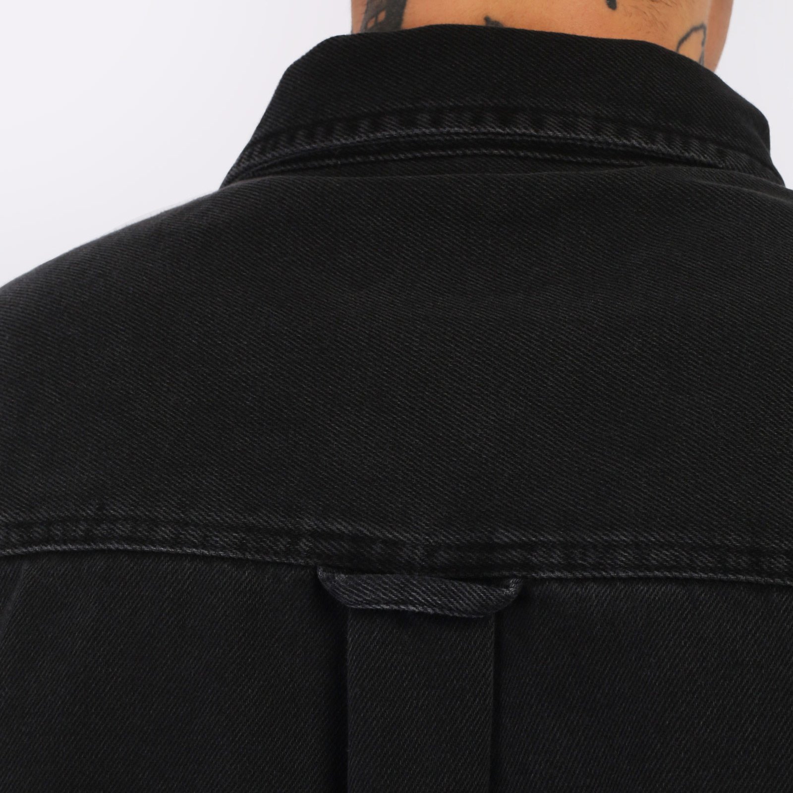 Мужская рубашка Carhartt WIP Harvey Shirt Jac (I033346-black)  - цена, описание, фото 4