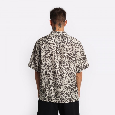 мужская рубашка Stampd Leopard Camp Collar Buttondown – фото для каталога