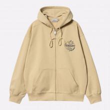 Мужская толстовка Carhartt WIP Hooded Ablaze Jacket (I033623-cornsilk/blue)