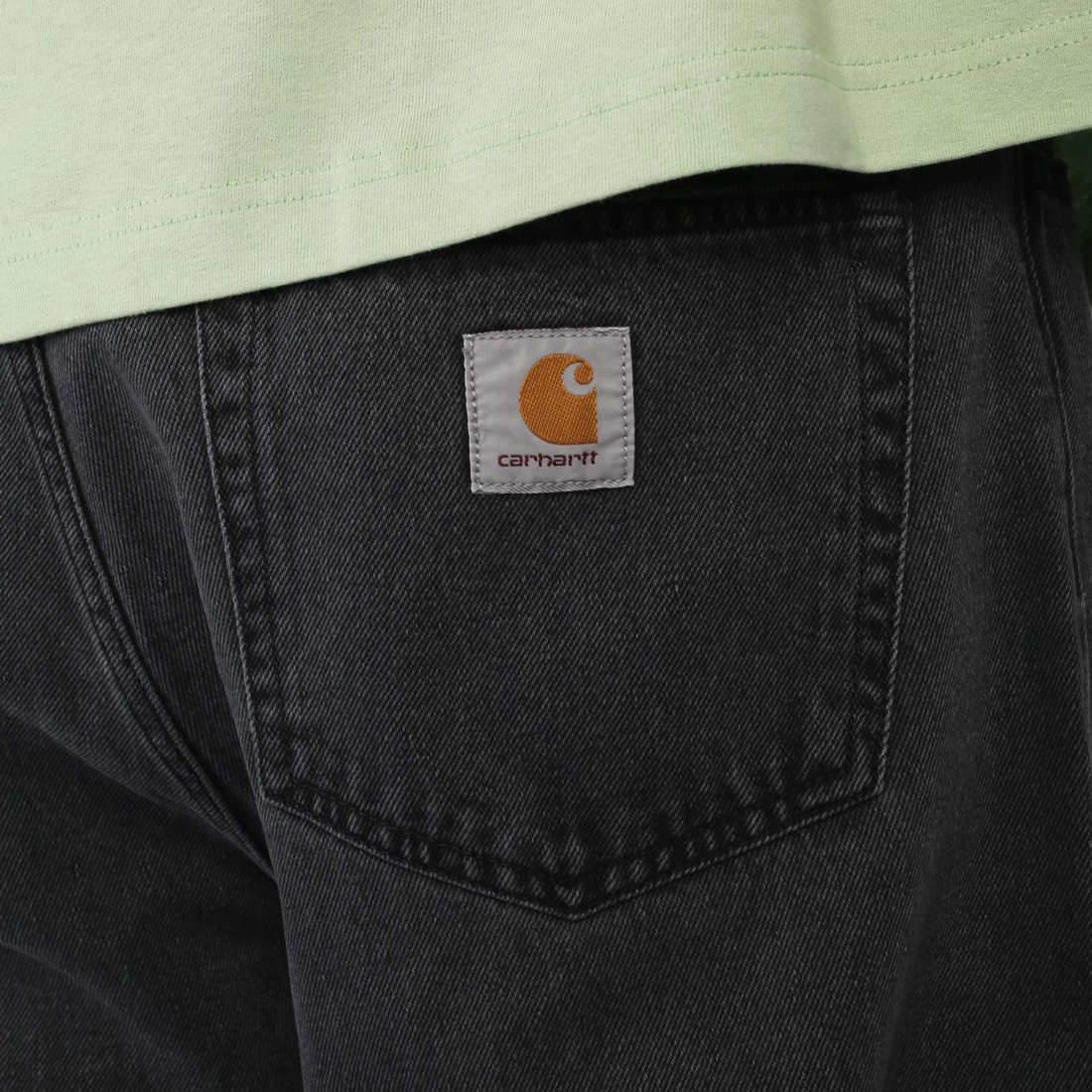 Мужские джинсы Carhartt WIP Landon Pant (I030468-blk heavy stone)  - цена, описание, фото 4