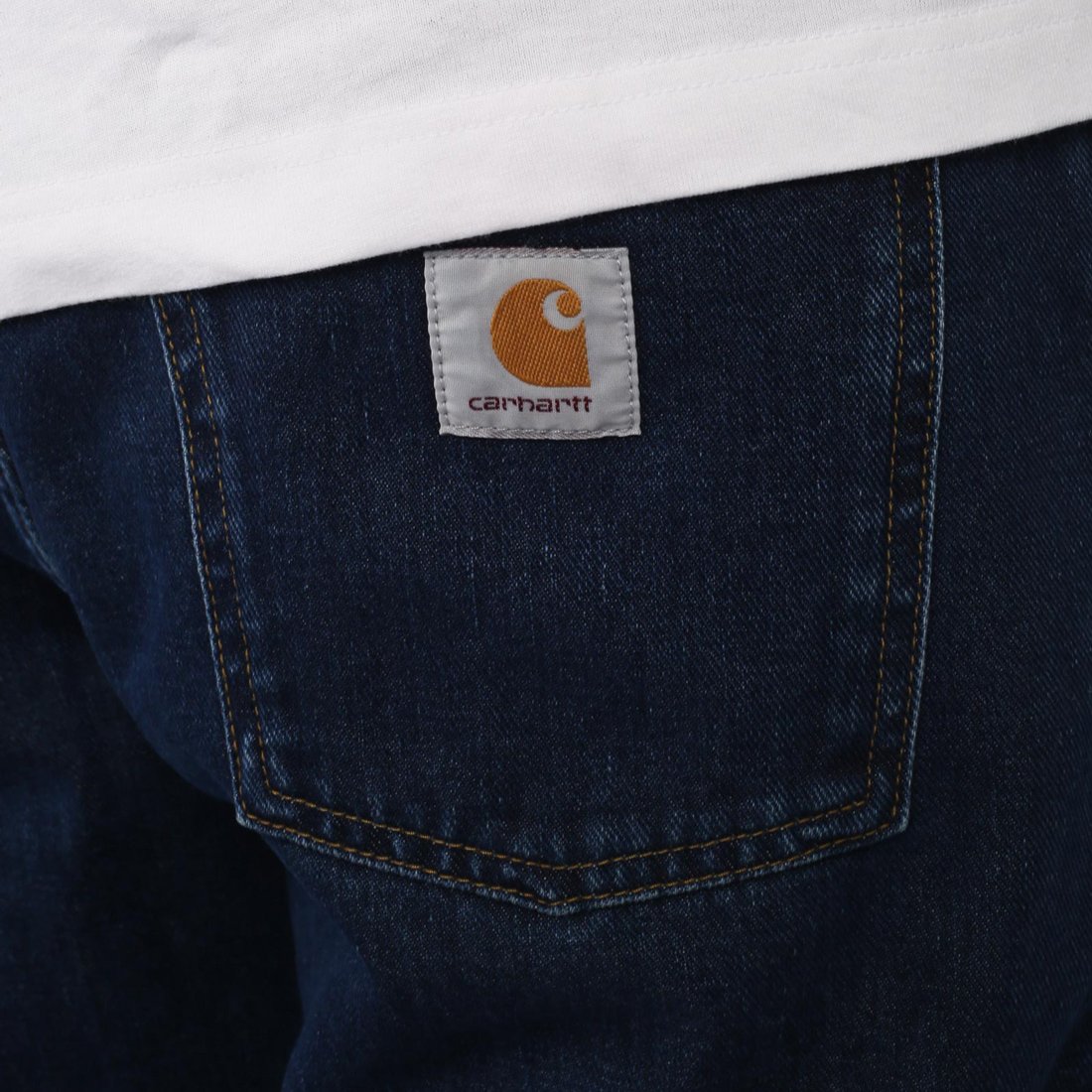 Мужские джинсы Carhartt WIP Landon Pant (I030468-stone washed blue)  - цена, описание, фото 4