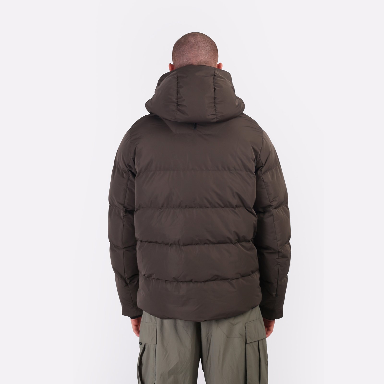 мужской пуховик KRAKATAU Qm505-86  (Qm505-86-серо-зелёный) Qm505-86-серо-зелёный - цена, описание, фото 2