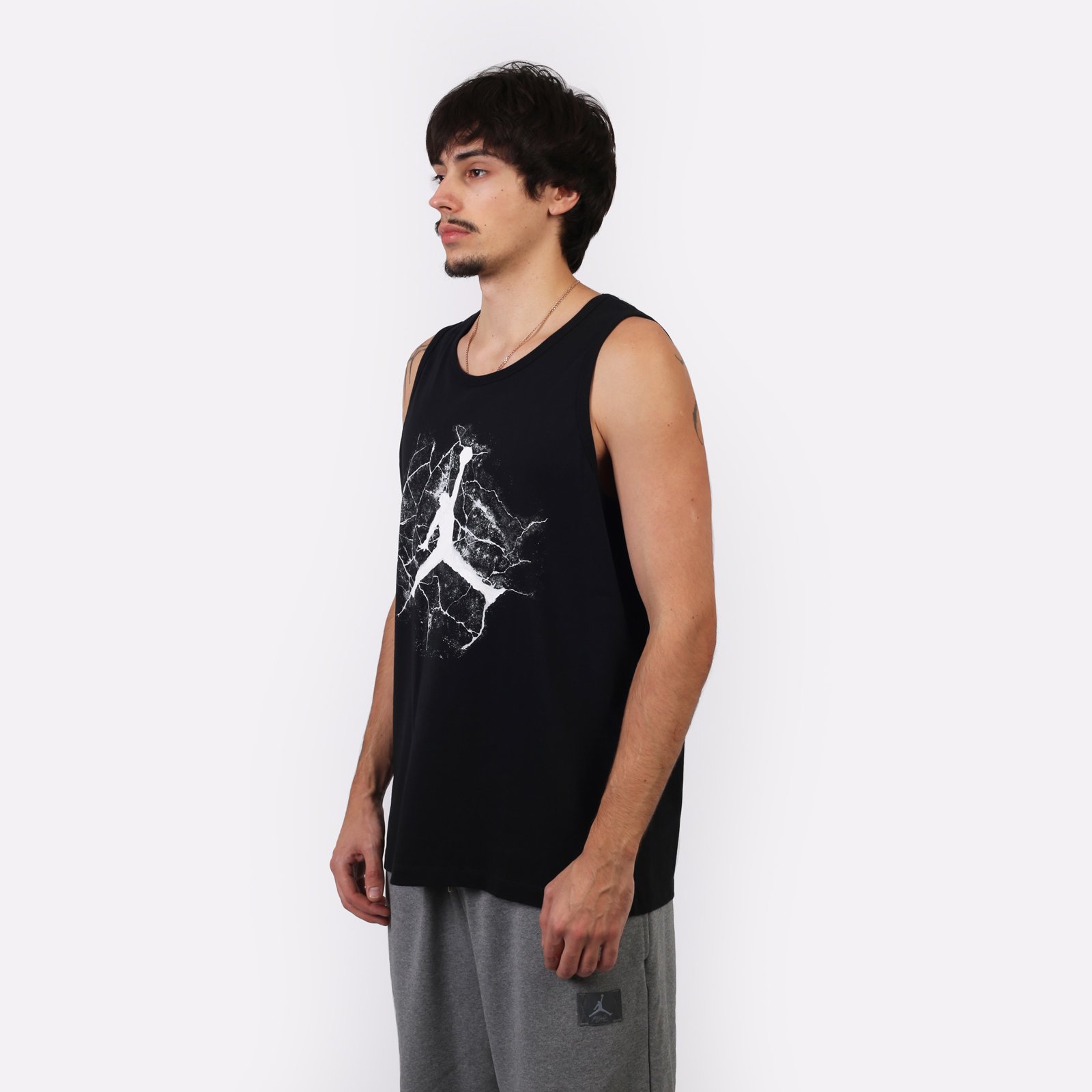 Мужская майка Jordan Cement Slvls Crew (FZ1941-010)  - цена, описание, фото 4