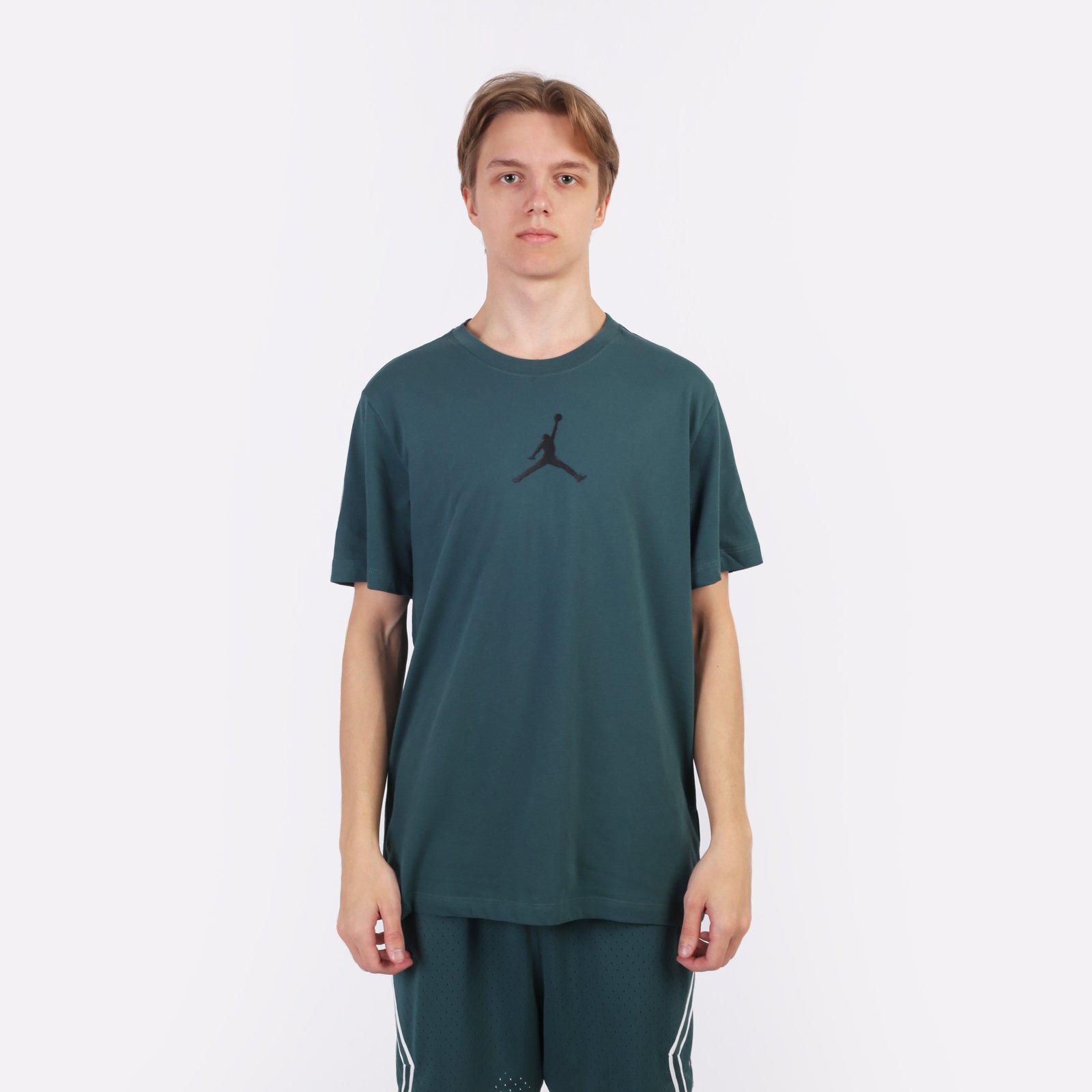 Мужская футболка Jordan Dri-Fit Crew (CW5190-366)  - цена, описание, фото 2