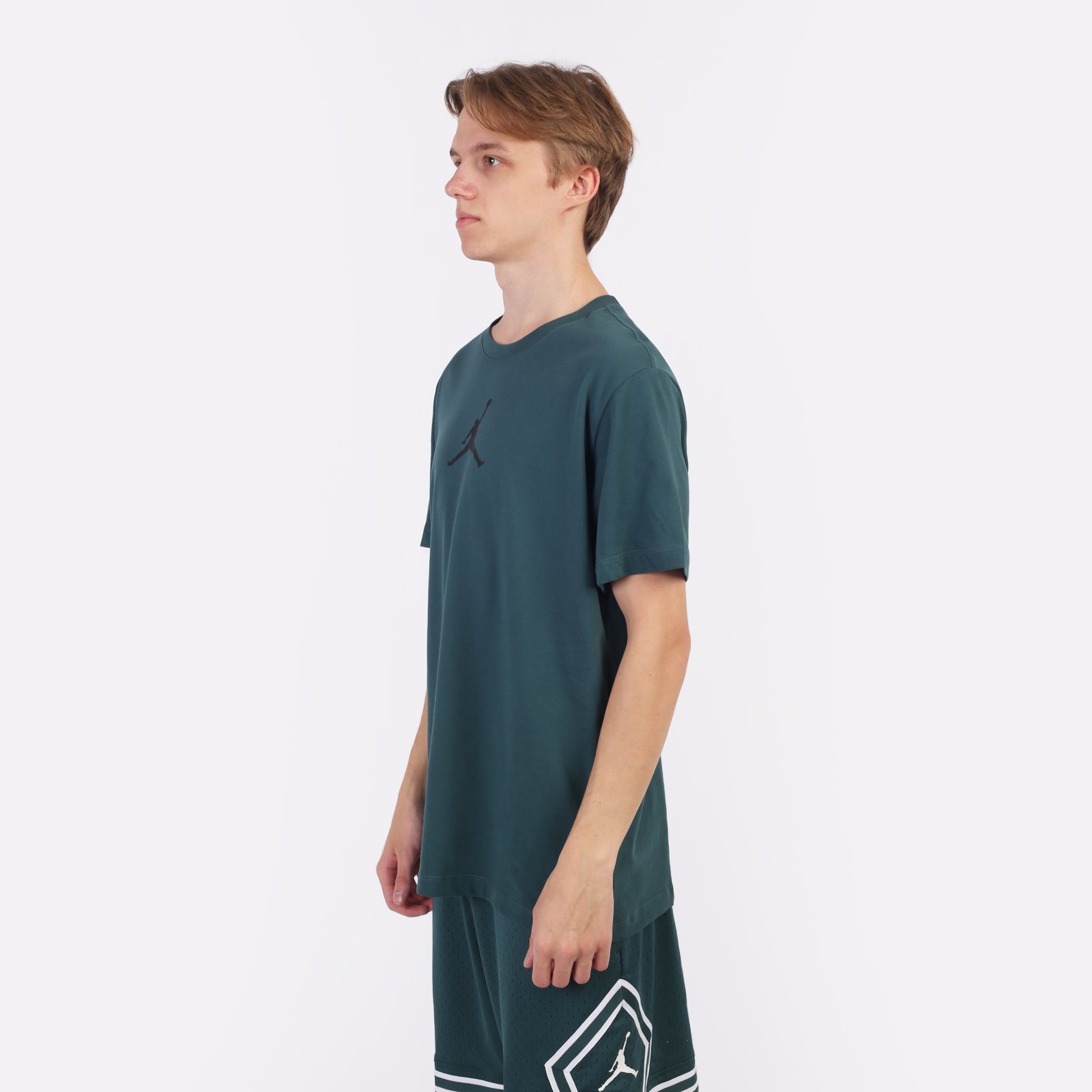 Мужская футболка Jordan Dri-Fit Crew (CW5190-366)  - цена, описание, фото 4