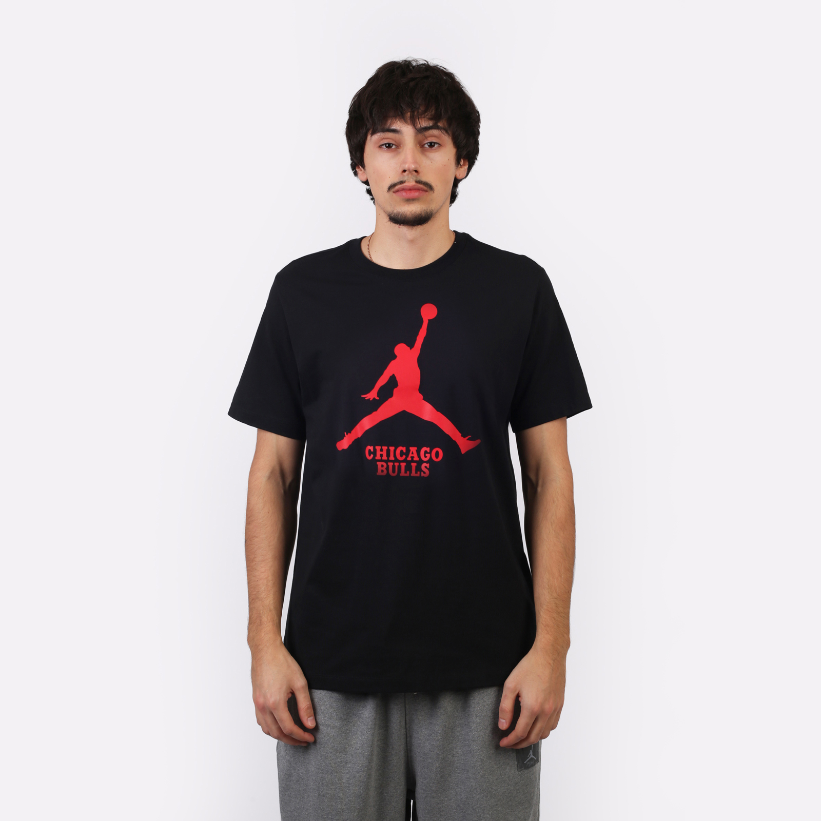 Мужская футболка Jordan Chicago Bulls Essential (FD1460-010)  - цена, описание, фото 2