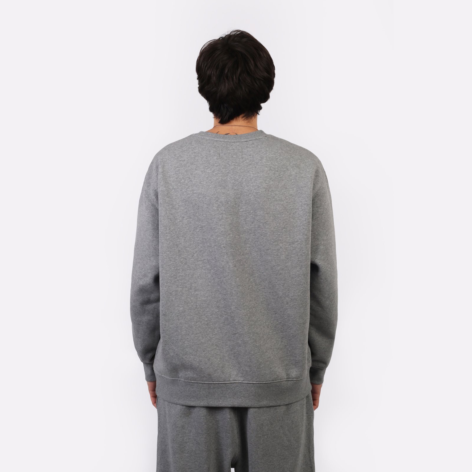 Мужская толстовка Jordan Brooklyn Fleece Crew (FV7293-091)  - цена, описание, фото 3