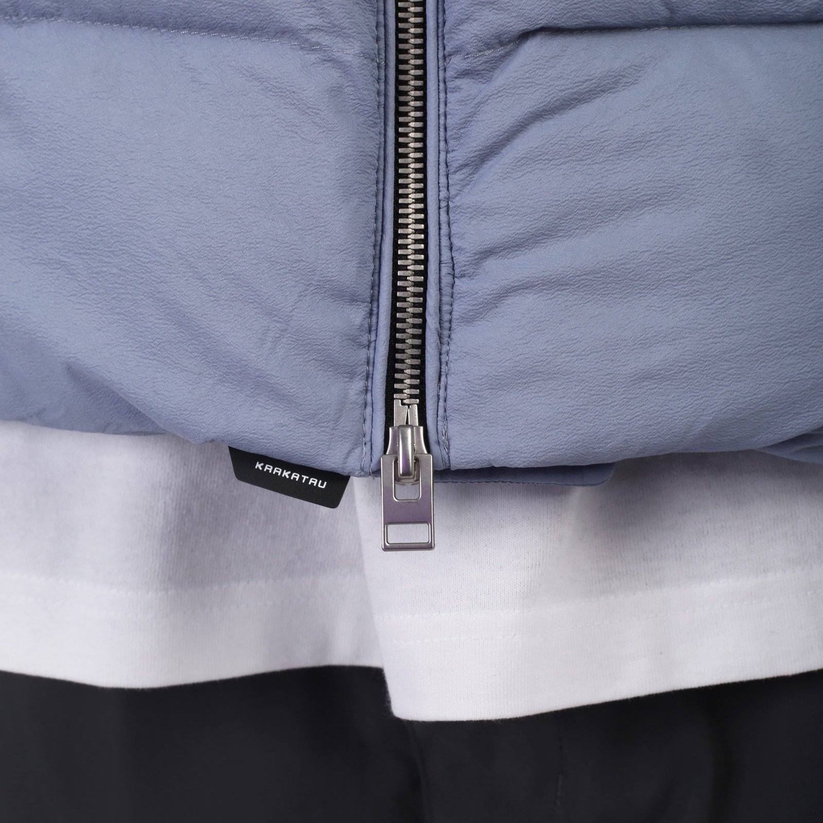 Мужской пуховик KRAKATAU Rook Short Puffer Jacket (Qm487-63-пл-голубой)  - цена, описание, фото 10