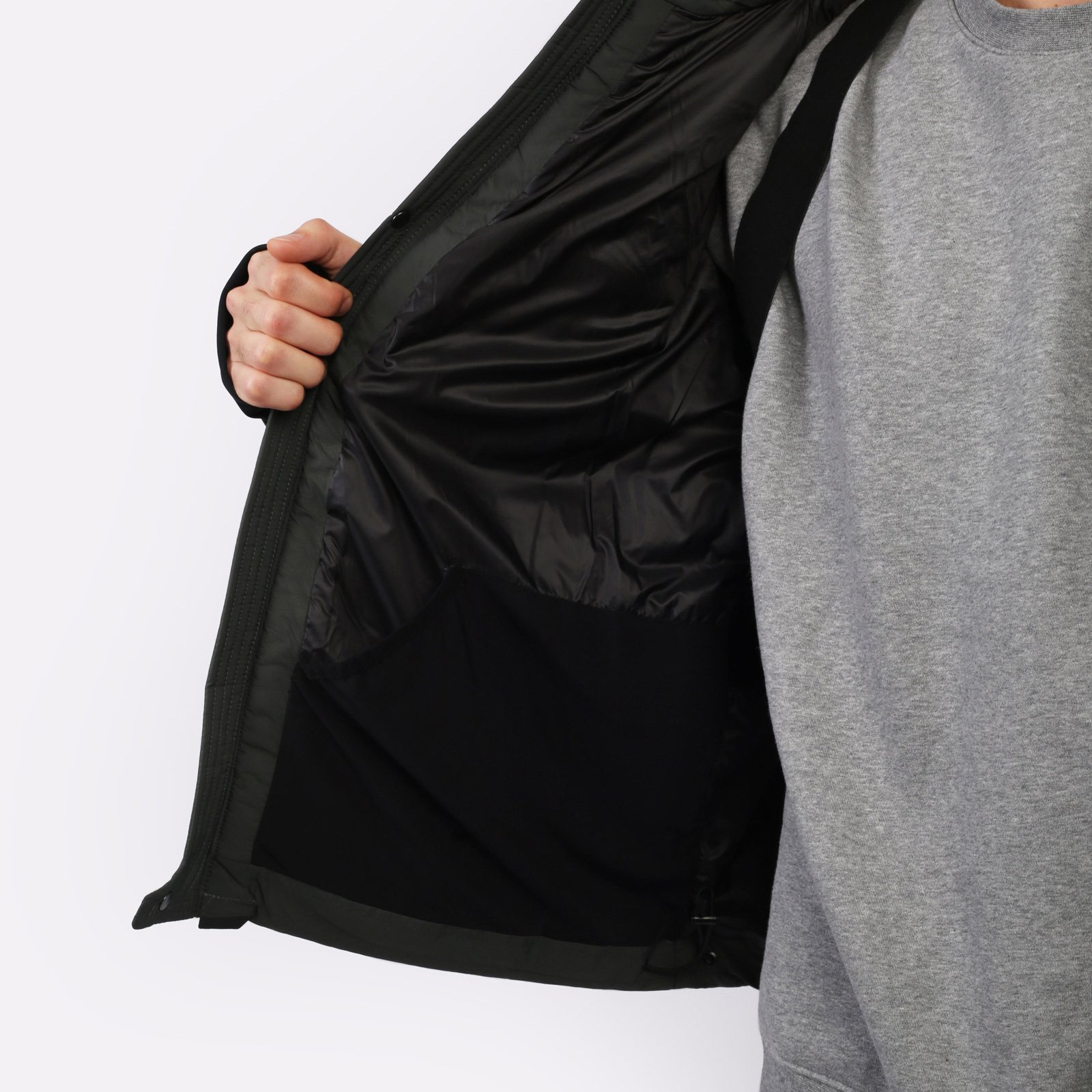 Мужской пуховик KRAKATAU Rook Short Puffer Jacket (Qm487-513-ел-серый)  - цена, описание, фото 9