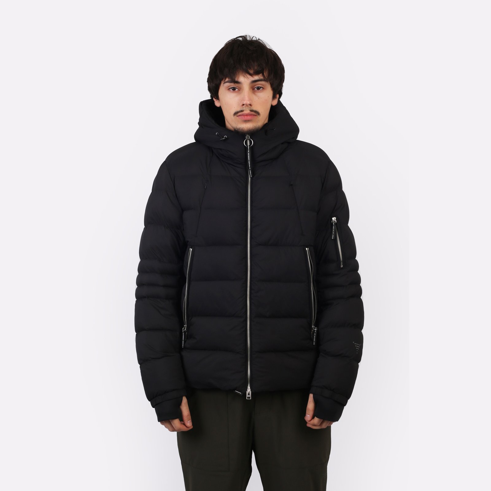 Мужской пуховик KRAKATAU Rook Short Puffer Jacket (Qm487-1-чёрный)  - цена, описание, фото 2