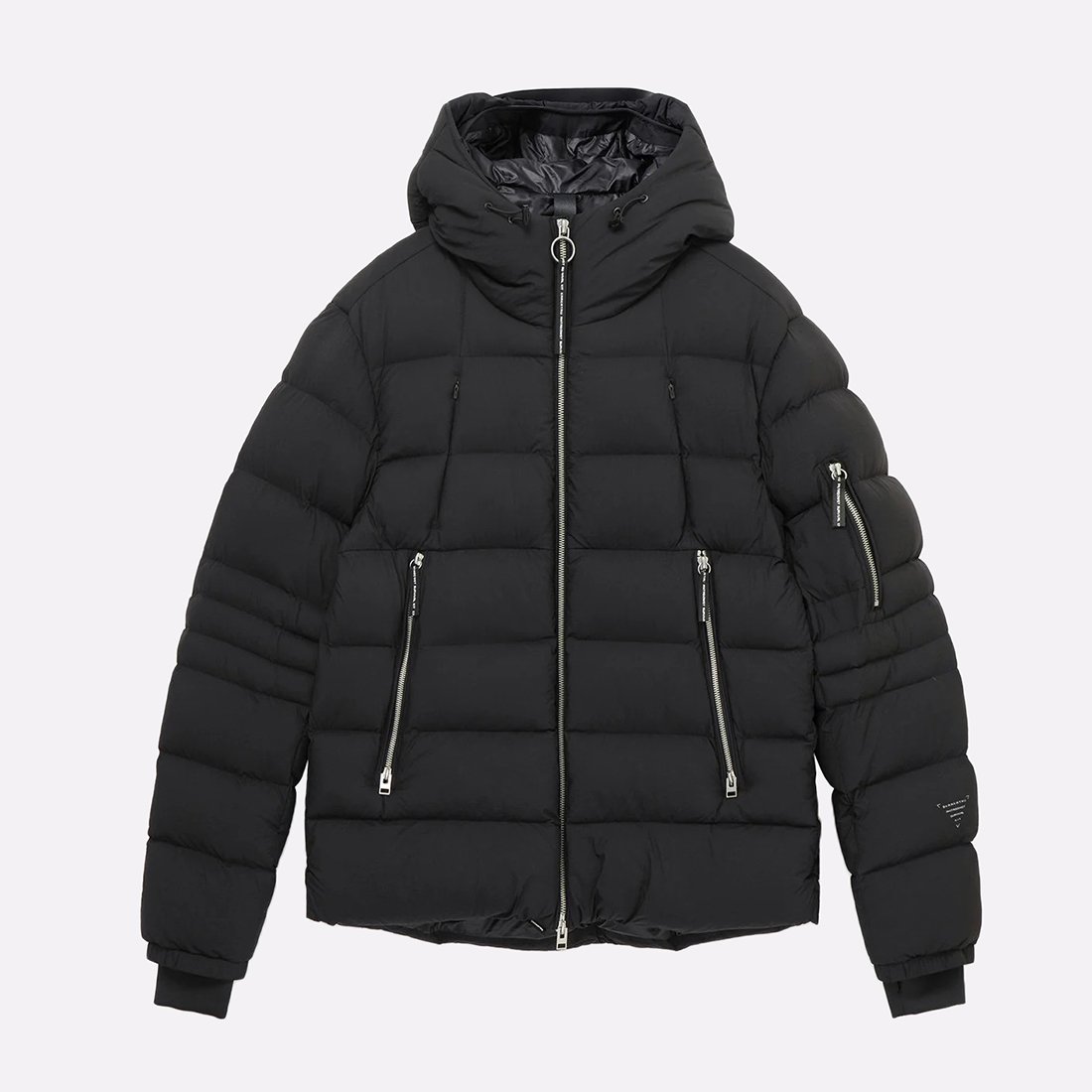Мужской пуховик KRAKATAU Rook Short Puffer Jacket (Qm487-1-чёрный)  - цена, описание, фото 1