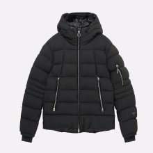 Мужской пуховик KRAKATAU Rook Short Puffer Jacket (Qm487-1-чёрный)