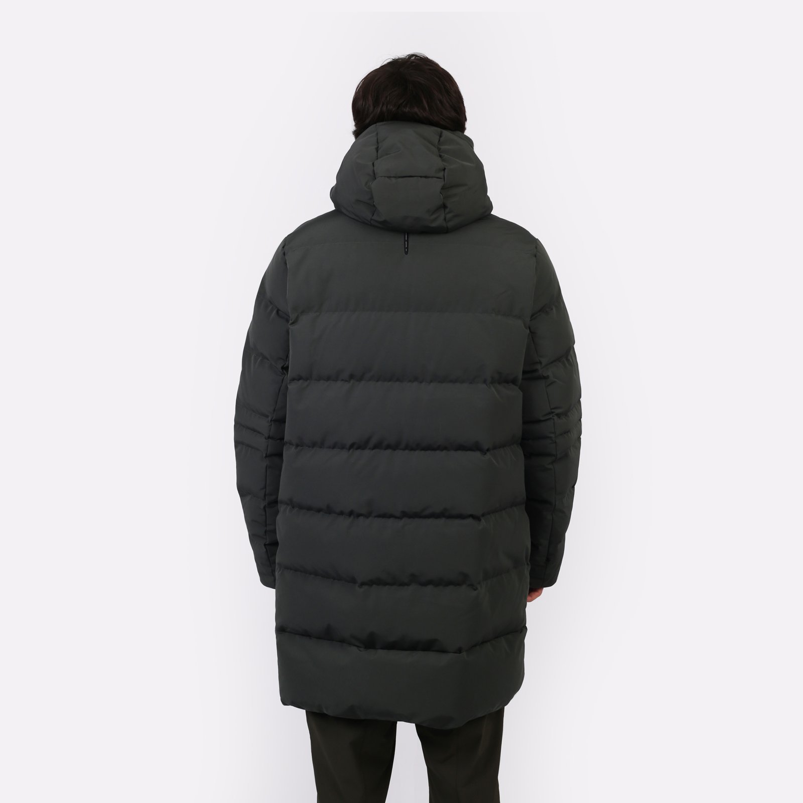 Мужской пуховик KRAKATAU Strofo Mid-Length Down Jacket (Qm488-513-ел-серый)  - цена, описание, фото 3