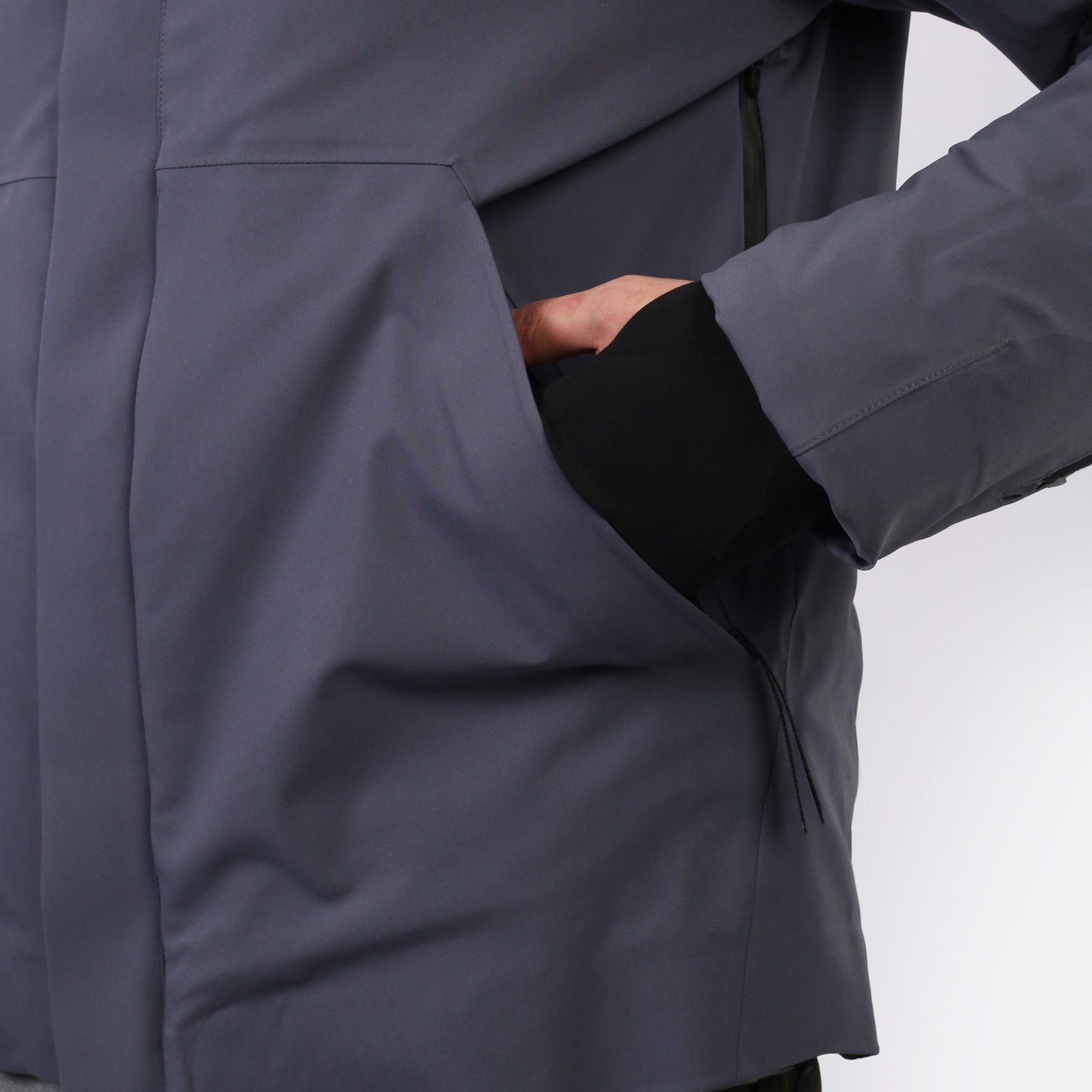 Мужская куртка KRAKATAU WERYK Functional Fabric Short Jacket (Qm482-26-пл-голубой)  - цена, описание, фото 7