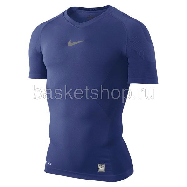   Футболка nike pro 454815-405 - цена, описание, фото 1