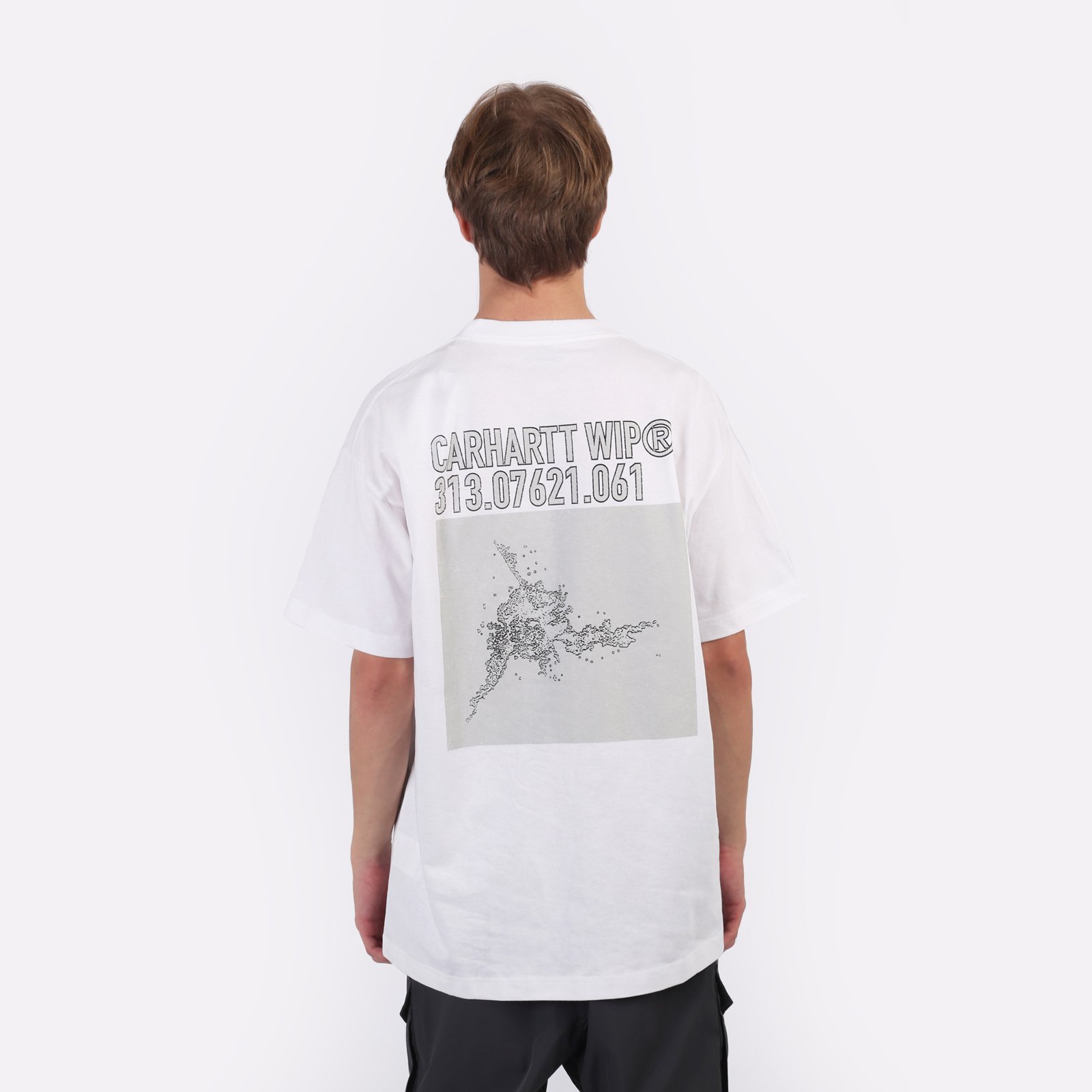 Мужская футболка Carhartt WIP S/S Coordinate 02 T-Shirt (I034012-white)  - цена, описание, фото 3