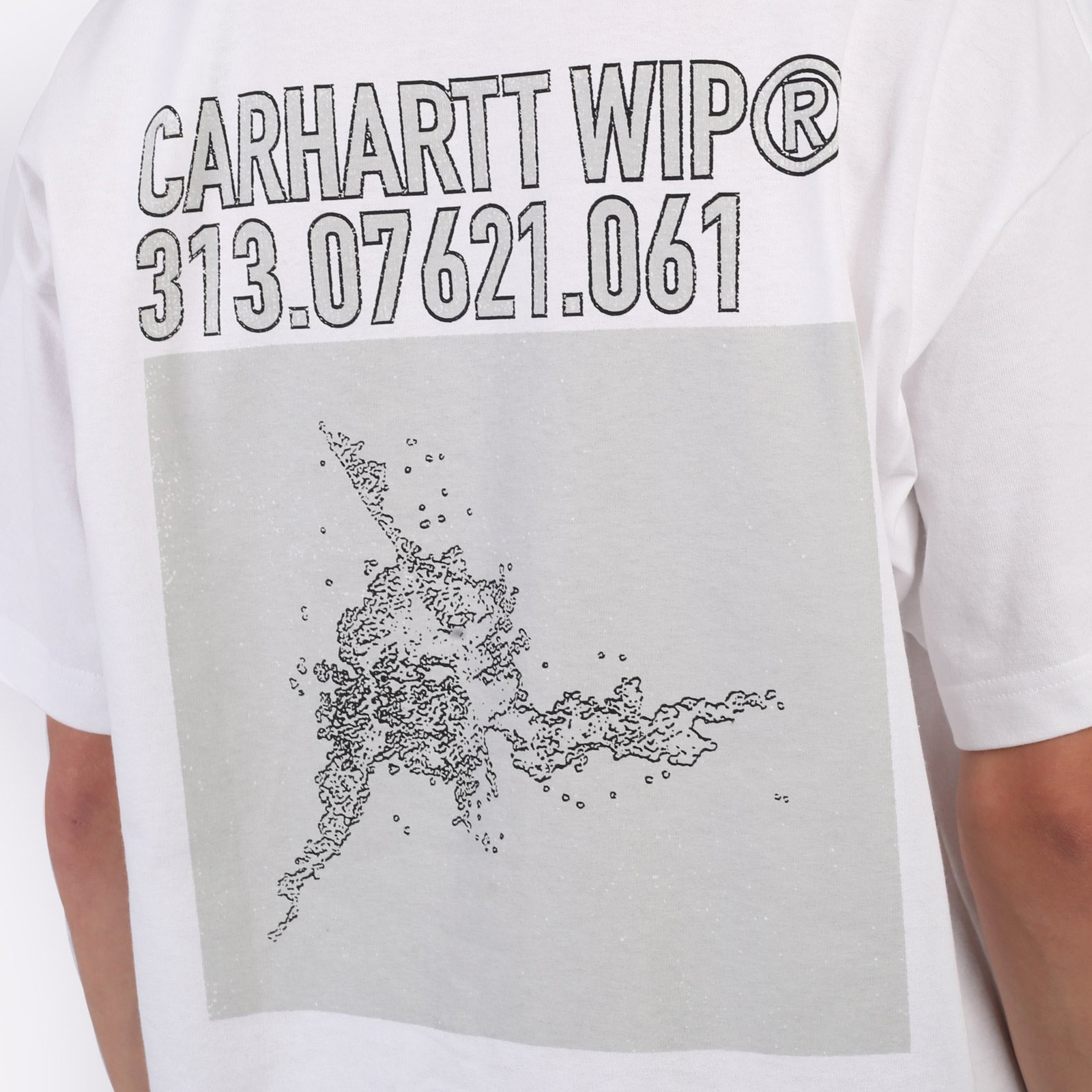 Мужская футболка Carhartt WIP S/S Coordinate 02 T-Shirt (I034012-white)  - цена, описание, фото 5