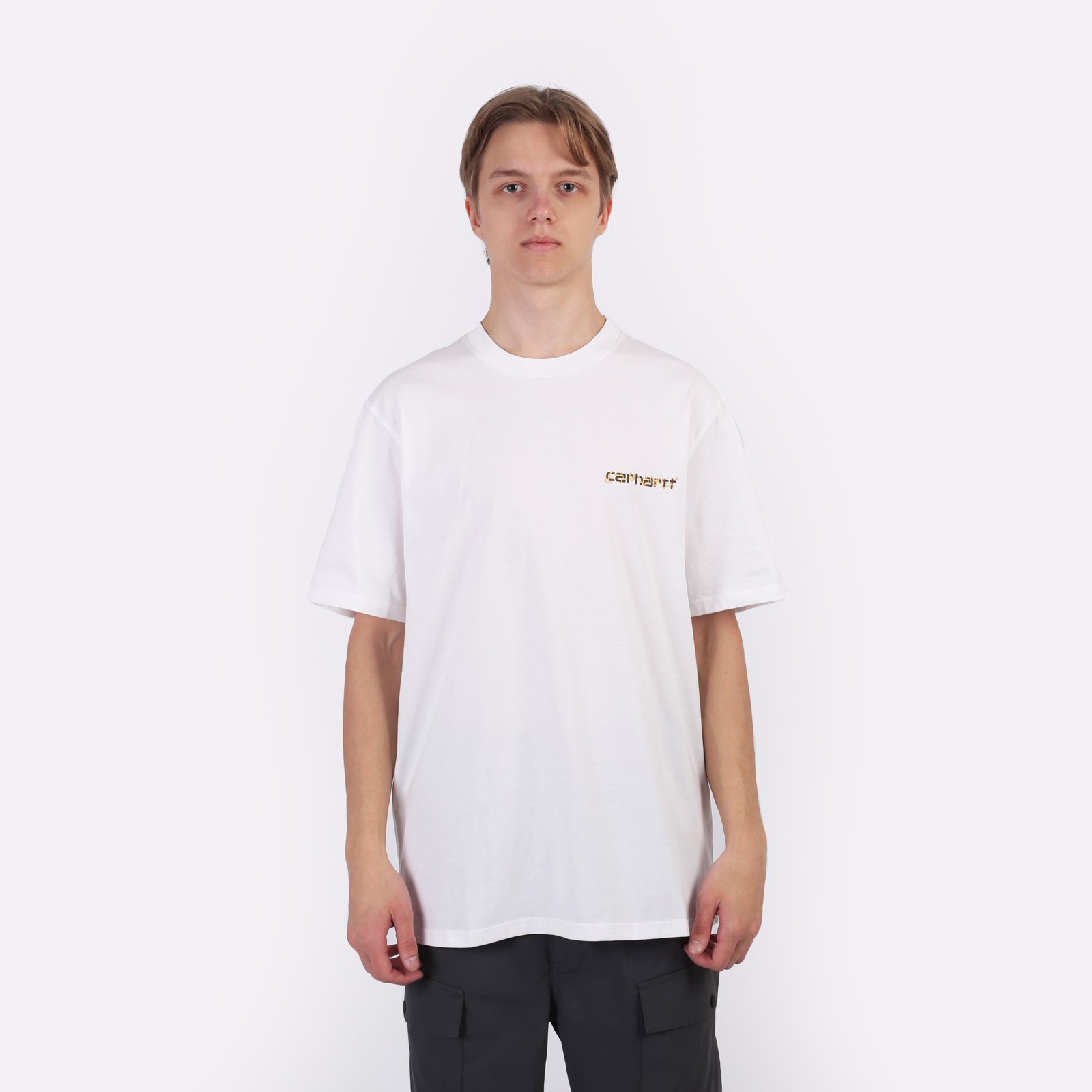 Мужская футболка Carhartt WIP S/S Noodle Soup T-Shirt (I033971-white)  - цена, описание, фото 2