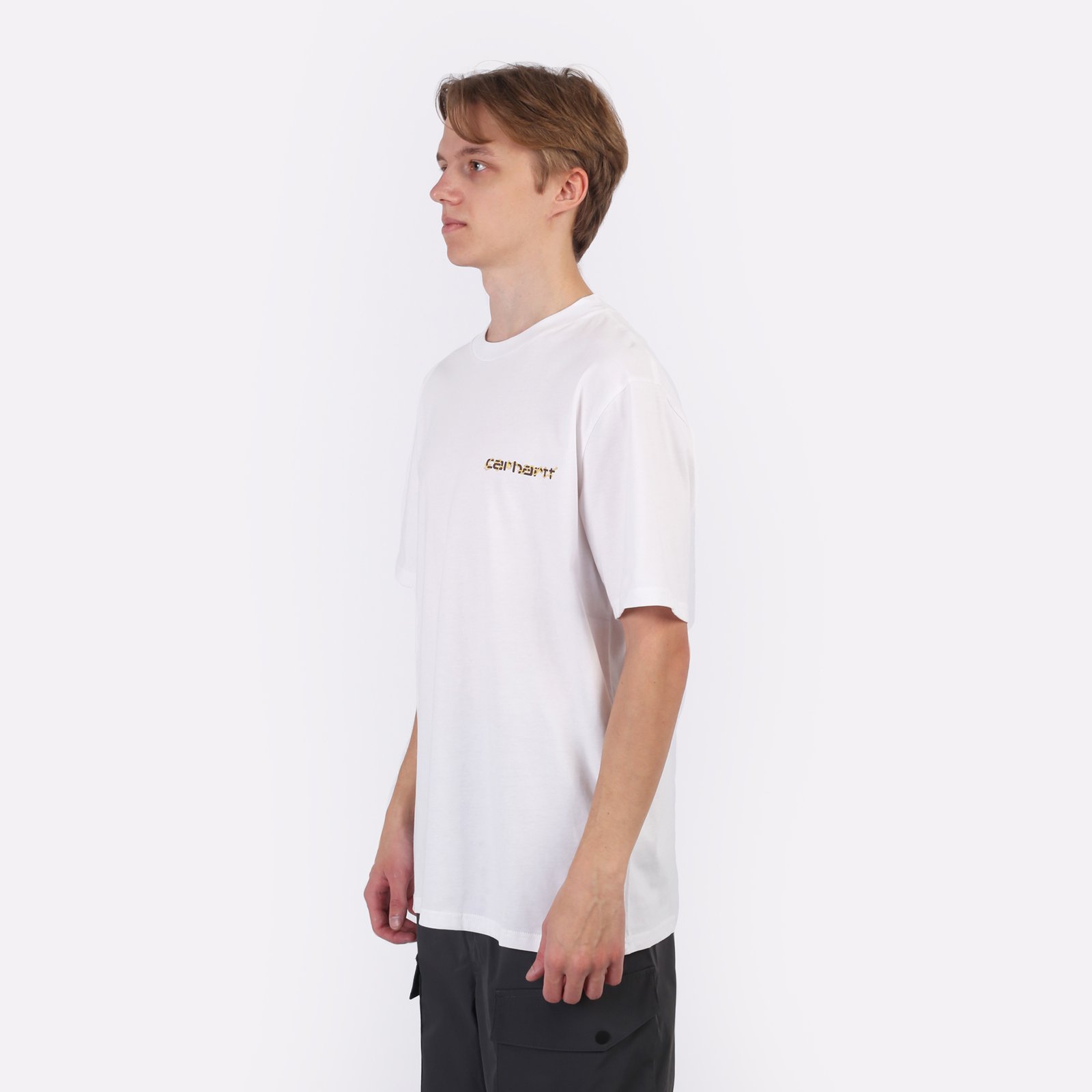 Мужская футболка Carhartt WIP S/S Noodle Soup T-Shirt (I033971-white)  - цена, описание, фото 4