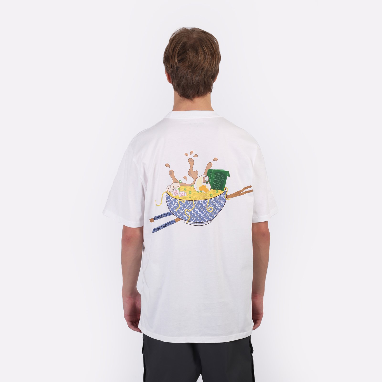 Мужская футболка Carhartt WIP S/S Noodle Soup T-Shirt (I033971-white)  - цена, описание, фото 3