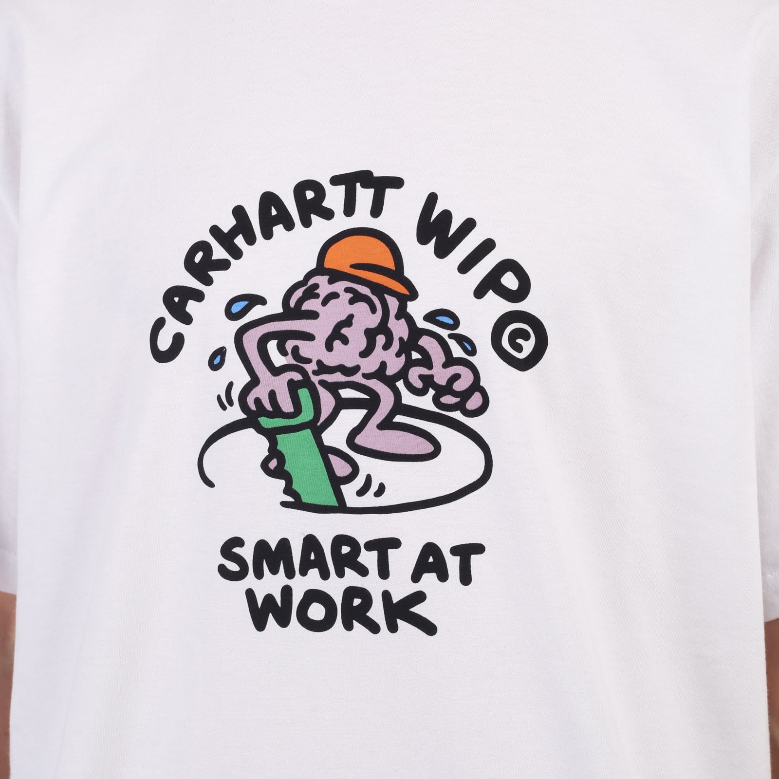 Мужская футболка Carhartt WIP S/S Smart T-Shirt (I033963-white)  - цена, описание, фото 5