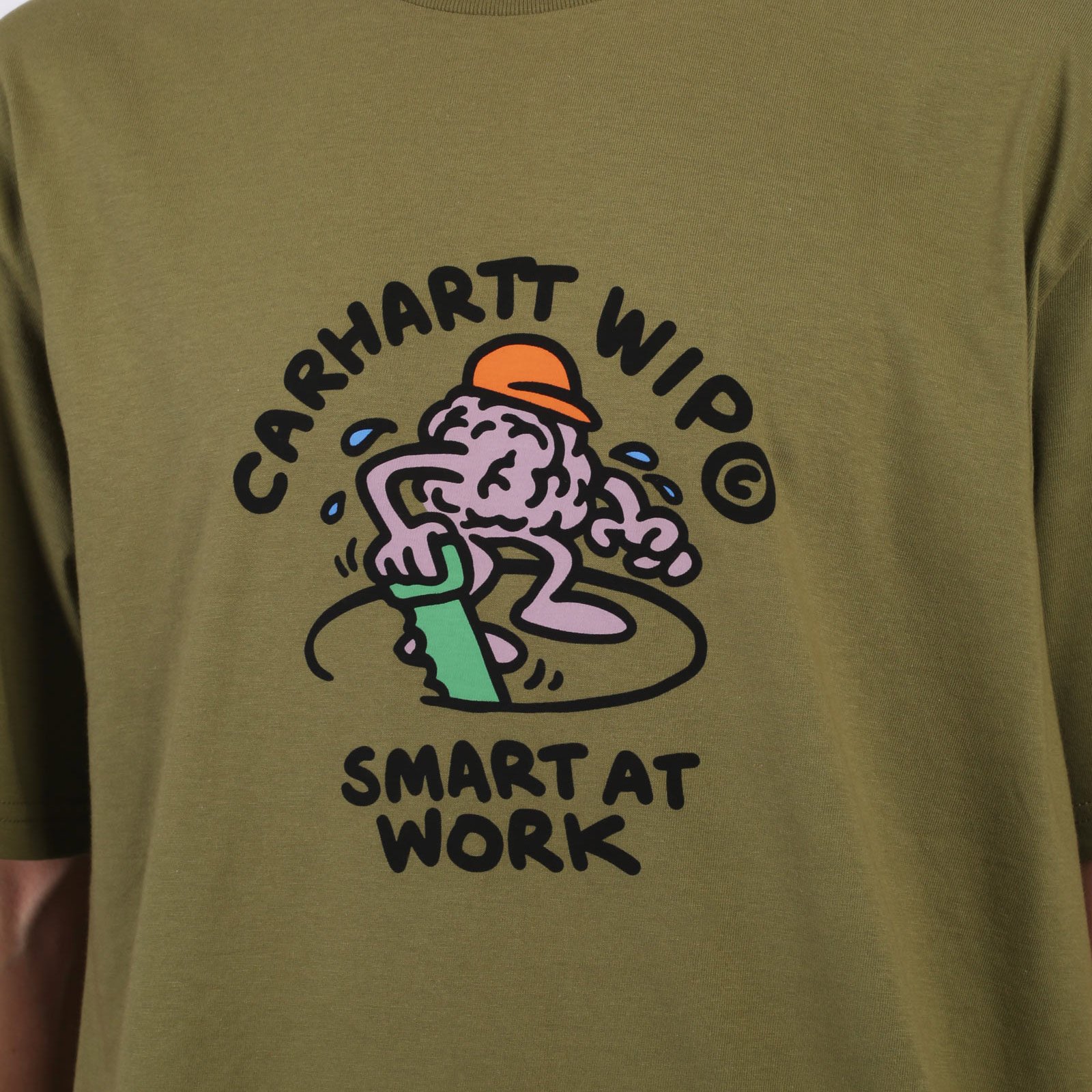 Мужская футболка Carhartt WIP S/S Smart T-Shirt (I033963-capulet)  - цена, описание, фото 5
