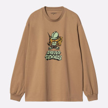 Мужской лонгслив Carhartt WIP L/S Drill Boy T-Shirt (I033954-peanut)