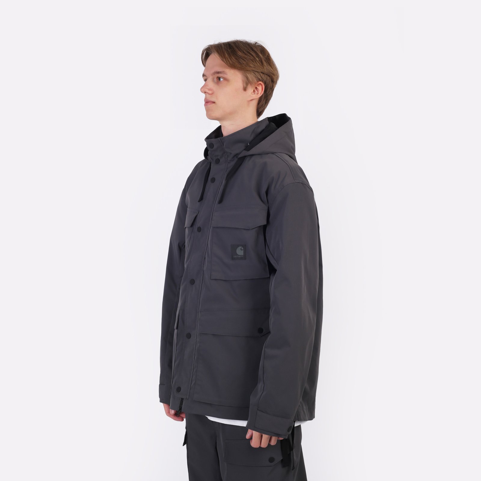 Мужская куртка Carhartt WIP Balto Jacket (I033608-graphite)  - цена, описание, фото 4