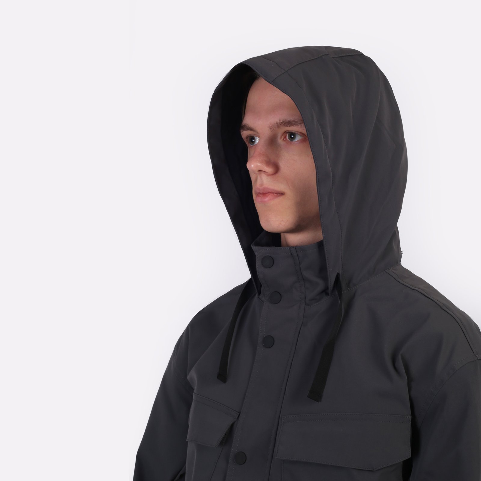 Мужская куртка Carhartt WIP Balto Jacket (I033608-graphite)  - цена, описание, фото 5