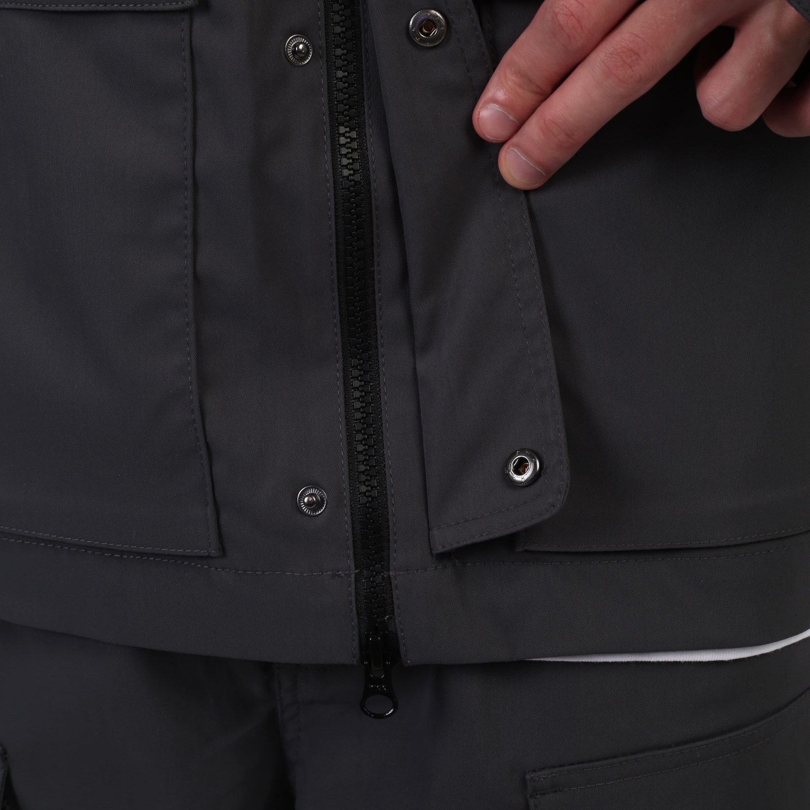 Мужская куртка Carhartt WIP Balto Jacket (I033608-graphite)  - цена, описание, фото 9