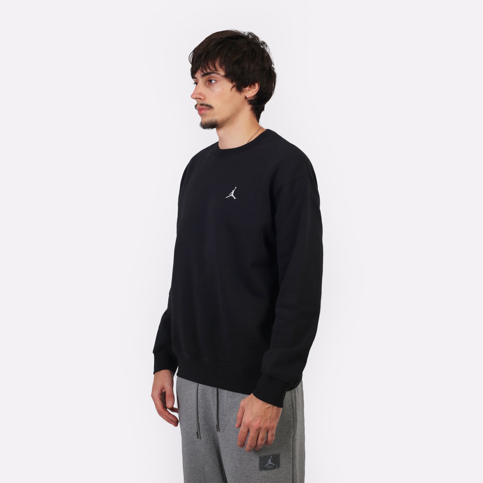 Мужская толстовка Jordan Brooklyn Fleece Crew-Neck Sweatshirt (FV7293-010)  - цена, описание, фото 4