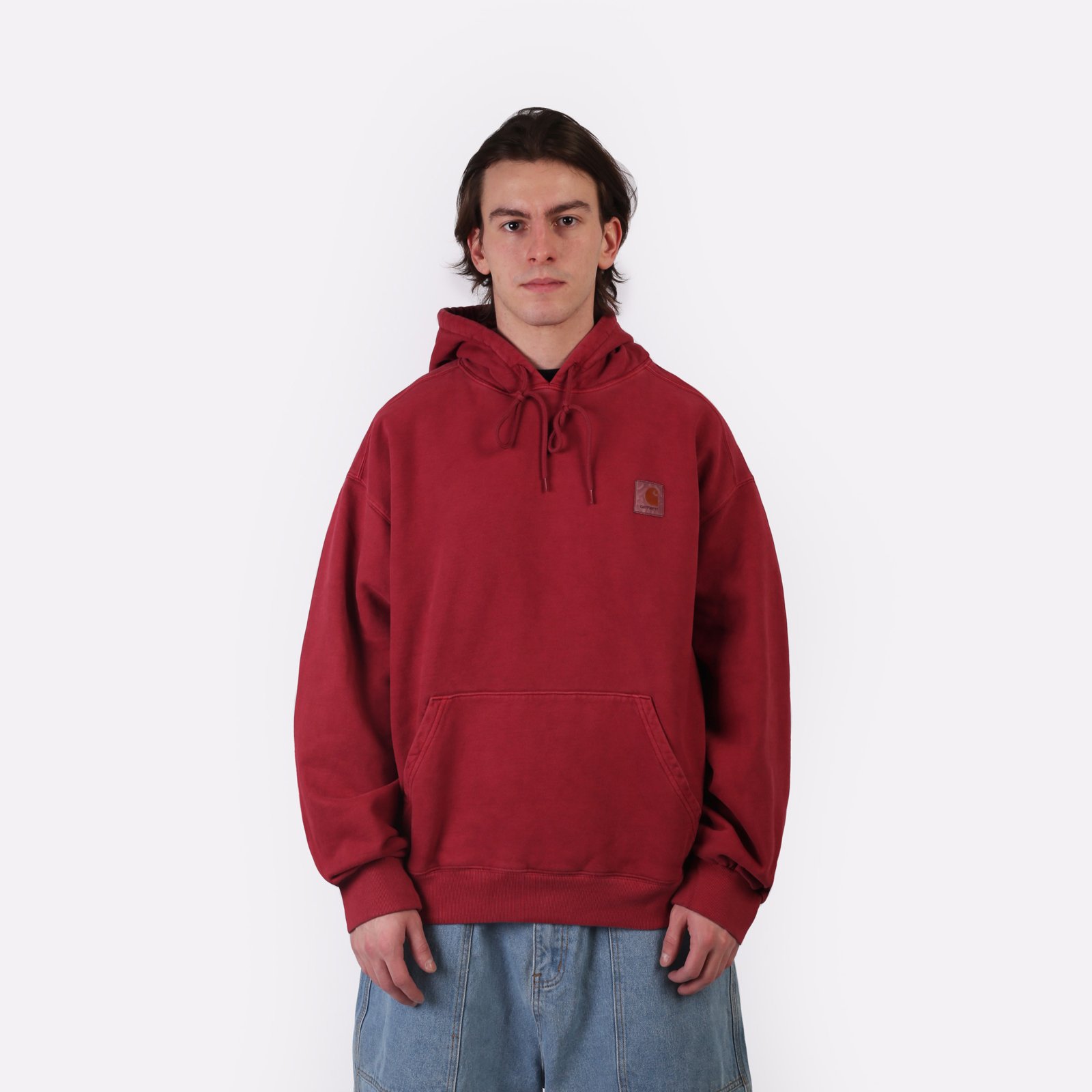 Мужская толстовка Carhartt WIP Hooded Vista Sweat (I029523-garment dyed)  - цена, описание, фото 2