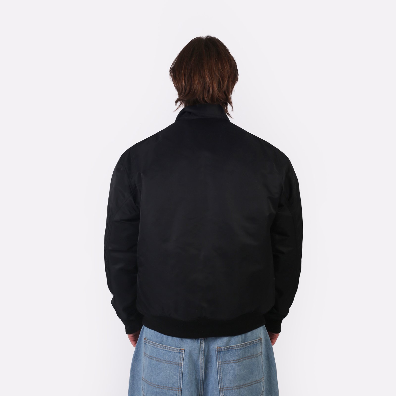 Мужская куртка Carhartt WIP Olten Bomber (I032300-black/turmeric)  - цена, описание, фото 3