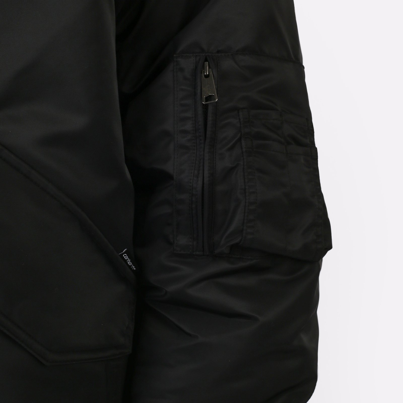 Мужская куртка Carhartt WIP Olten Bomber (I032300-black/turmeric)  - цена, описание, фото 6