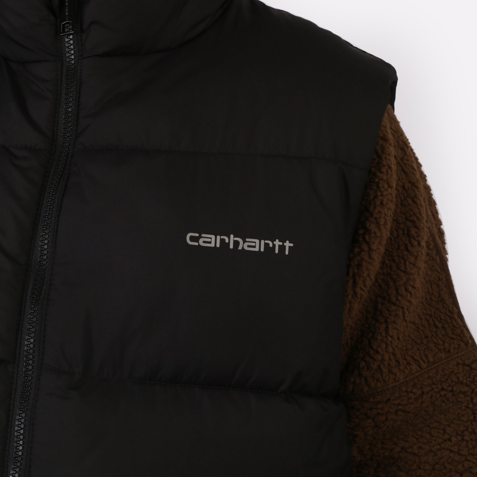 Мужской жилет Carhartt WIP Springfield Vest (I032265-black/misty grey)  - цена, описание, фото 5