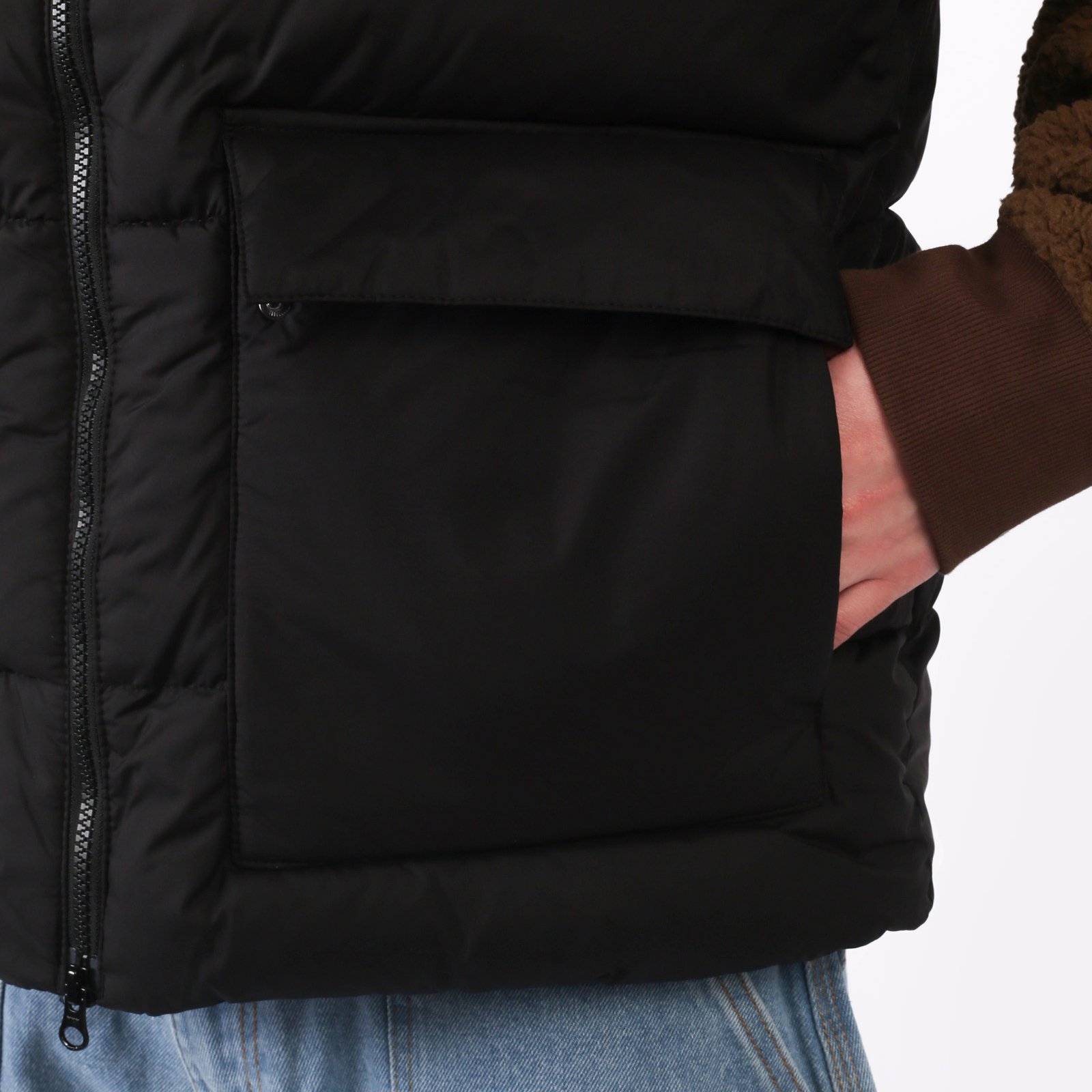 Мужской жилет Carhartt WIP Springfield Vest (I032265-black/misty grey)  - цена, описание, фото 7