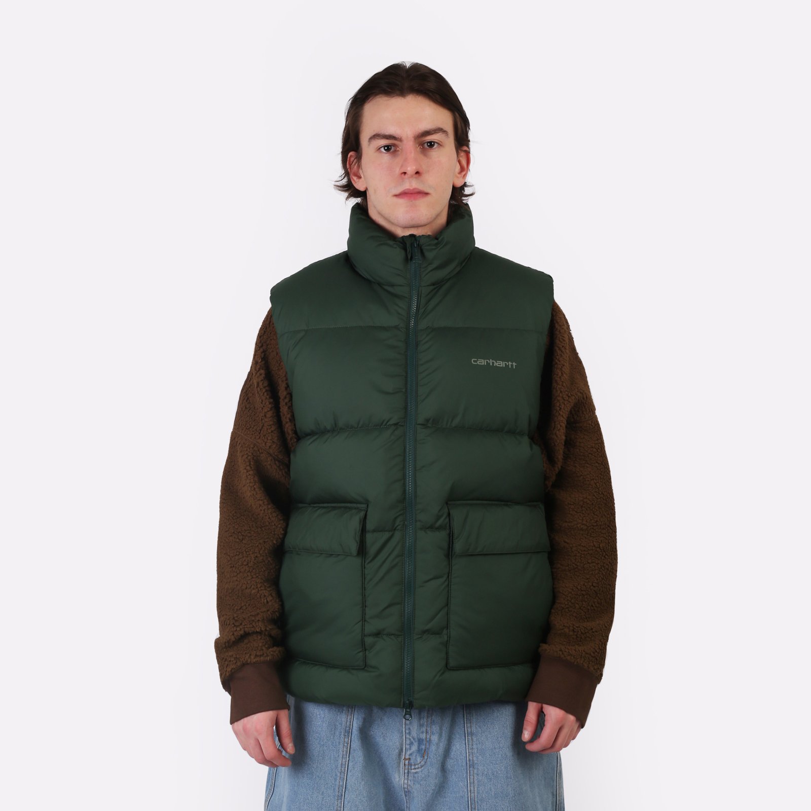 Мужской жилет Carhartt WIP Springfield Vest (I032265-tree/duck grn)  - цена, описание, фото 2