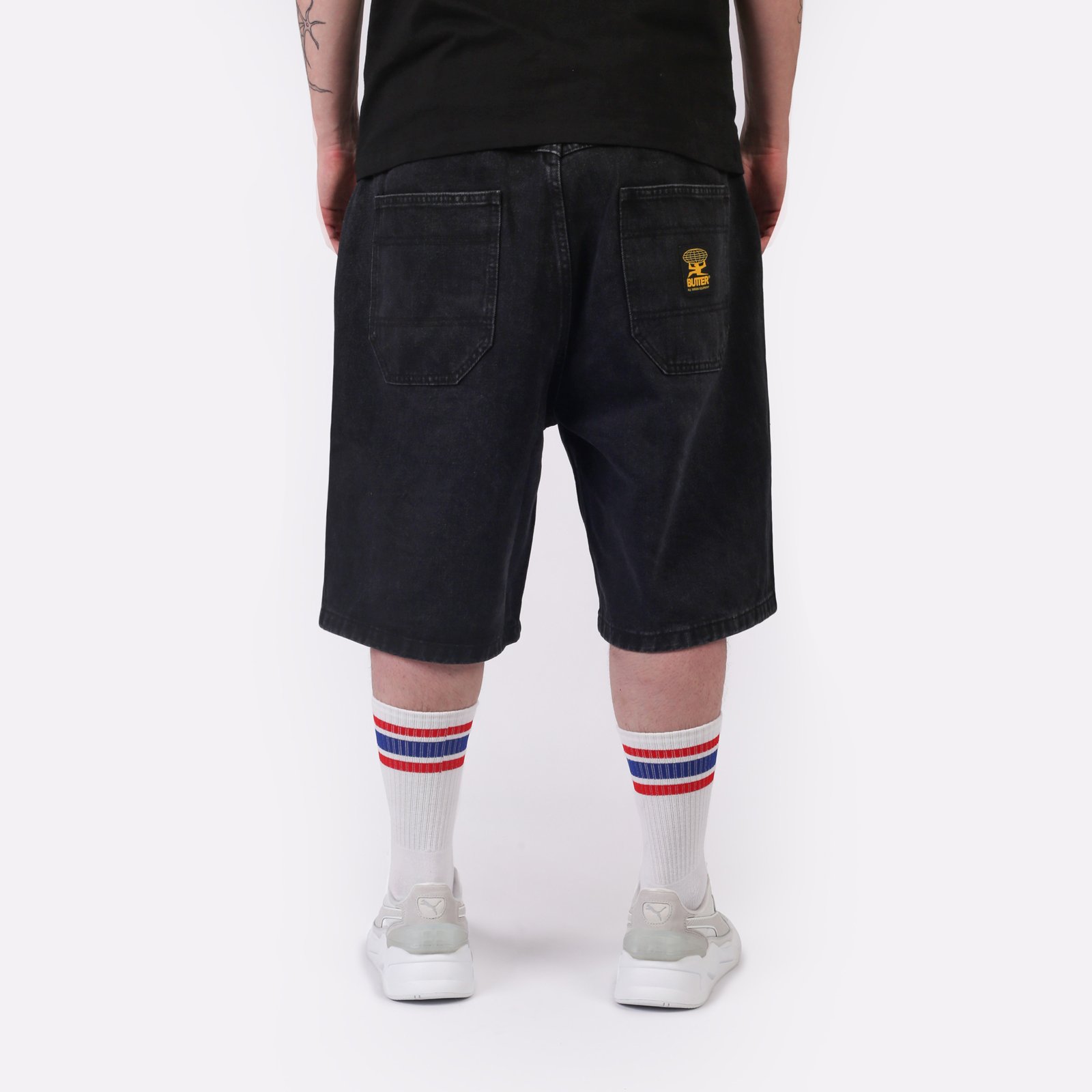 Мужские шорты Butter Goods Patch Pocket Denim Shorts (BGQ224D23702)  - цена, описание, фото 2