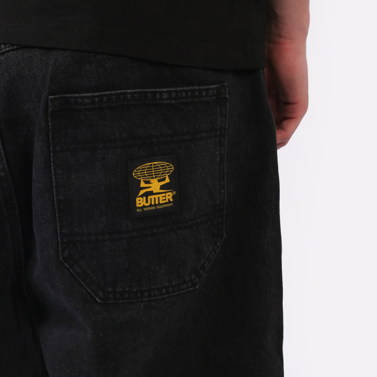Мужские шорты Butter Goods Patch Pocket Denim Shorts (BGQ224D23702)  - цена, описание, фото 4