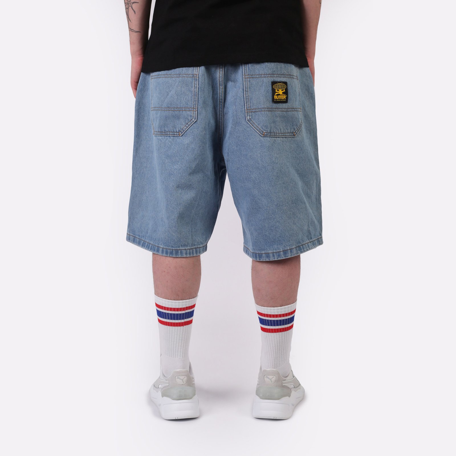 Мужские шорты Butter Goods Patch Pocket Denim Shorts (BGQ224D23701)  - цена, описание, фото 2