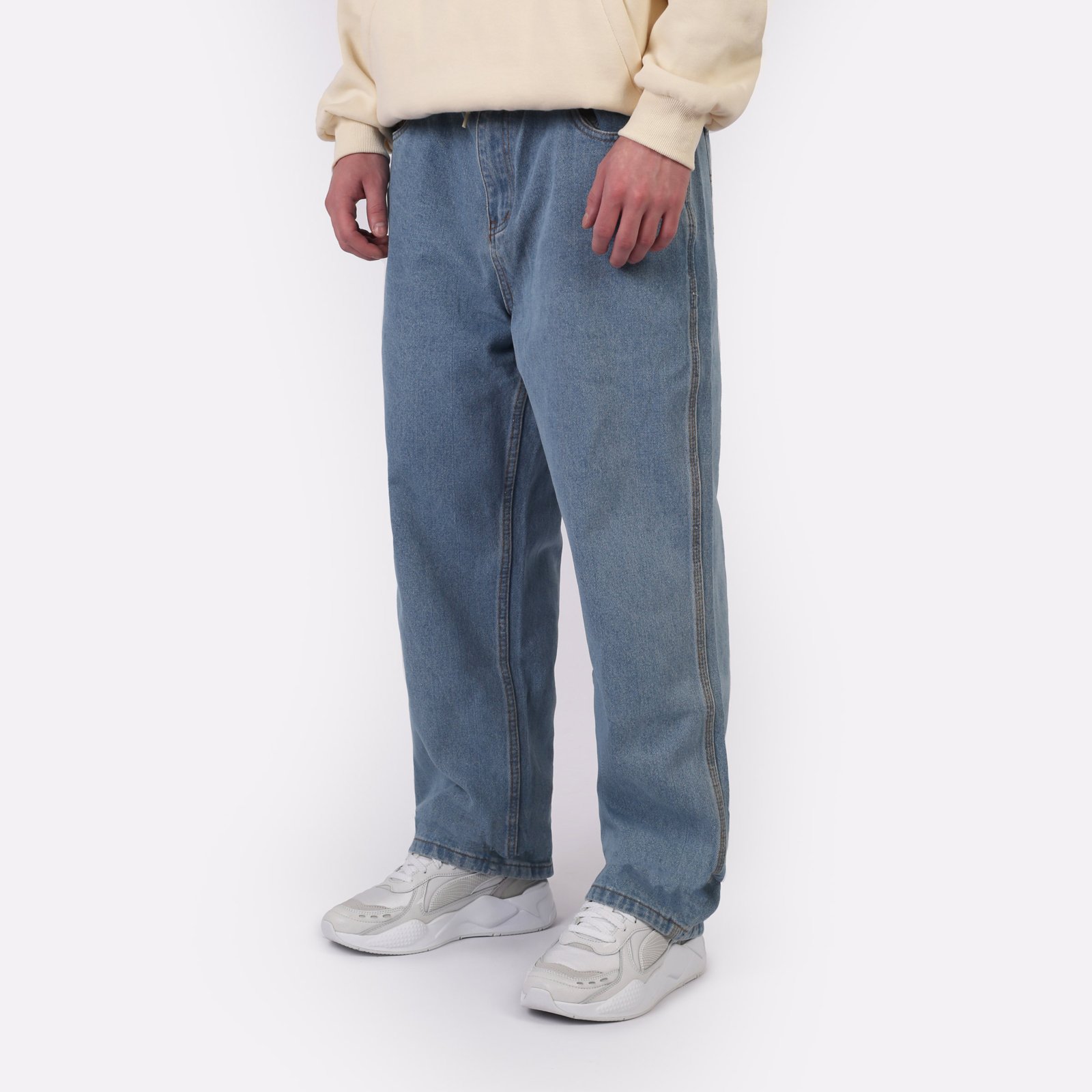 Мужские джинсы Butter Goods Pooch Relaxed Denim Jeans (BGQ224D13401)  - цена, описание, фото 3