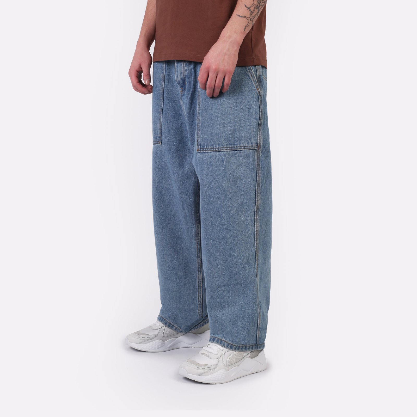 Мужские джинсы Butter Goods Patch Pocket Denim Jeans (BGQ224D22901)  - цена, описание, фото 3
