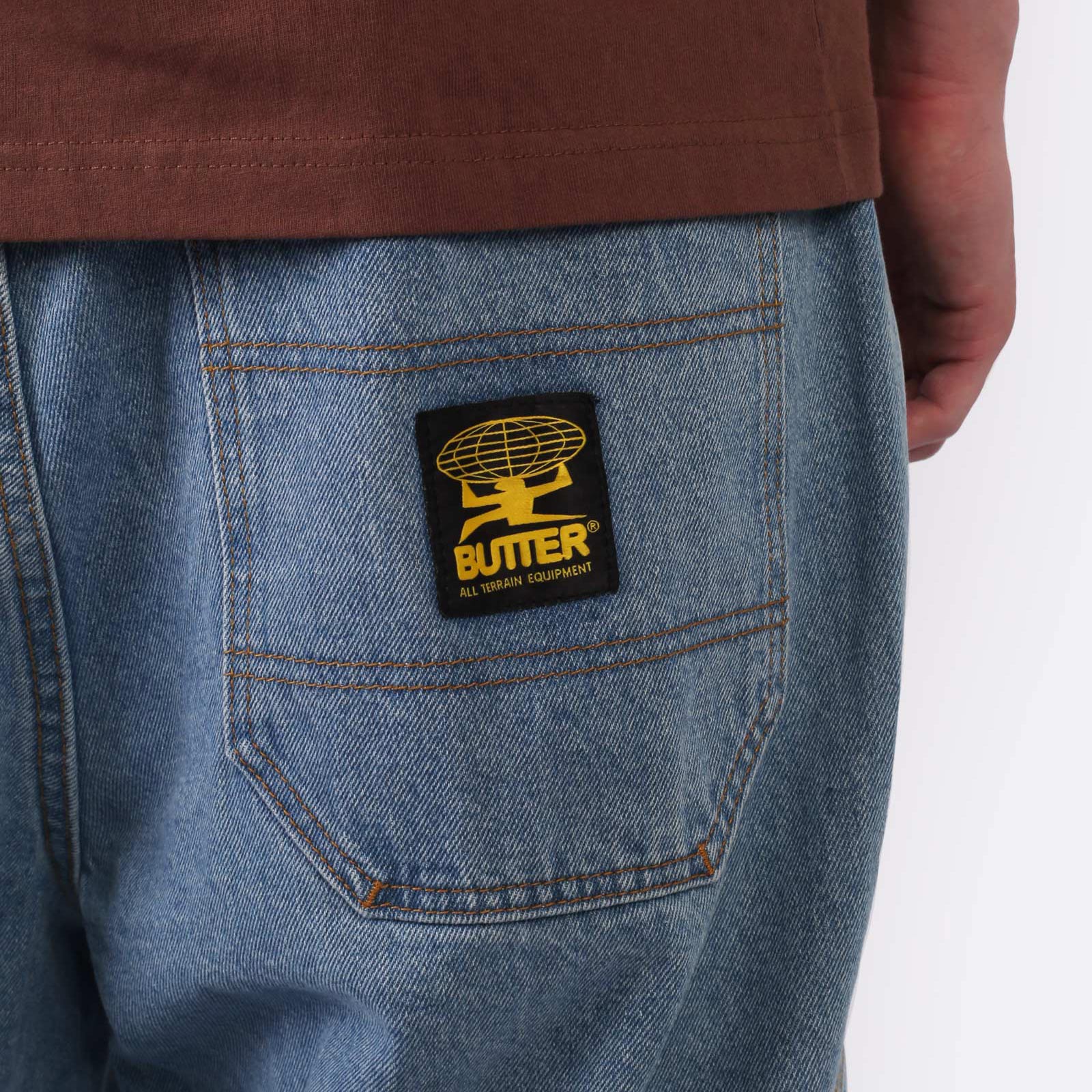 Мужские джинсы Butter Goods Patch Pocket Denim Jeans (BGQ224D22901)  - цена, описание, фото 4