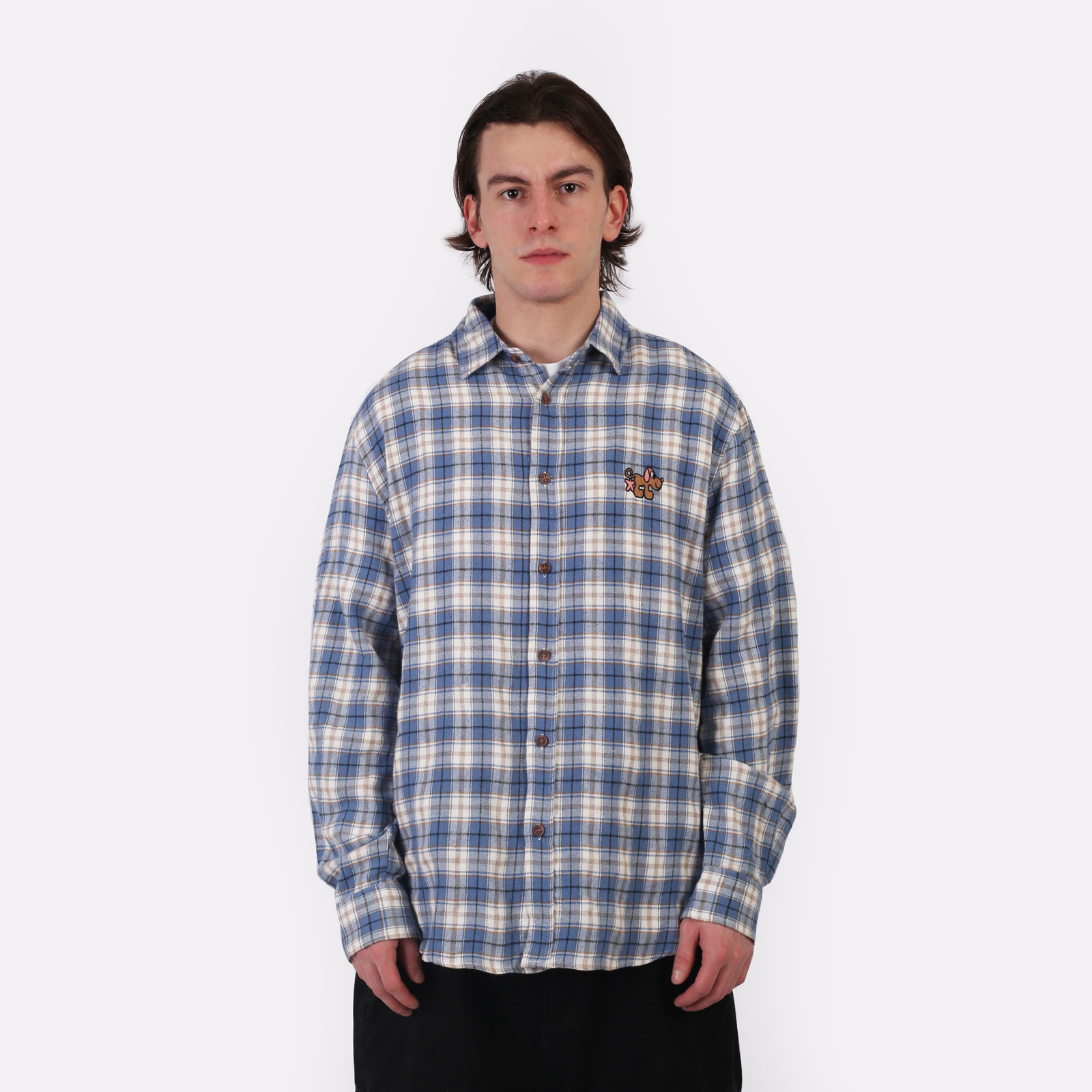 Мужская рубашка Butter Goods Pooch Flannel Shirt (BGQ224D12502)  - цена, описание, фото 1