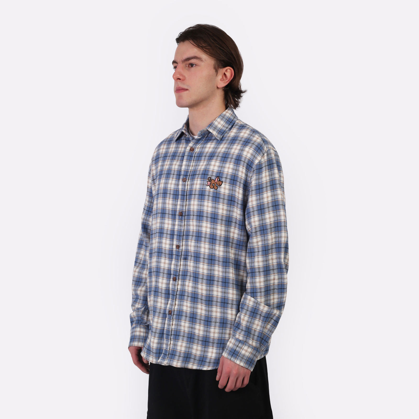 Мужская рубашка Butter Goods Pooch Flannel Shirt (BGQ224D12502)  - цена, описание, фото 3