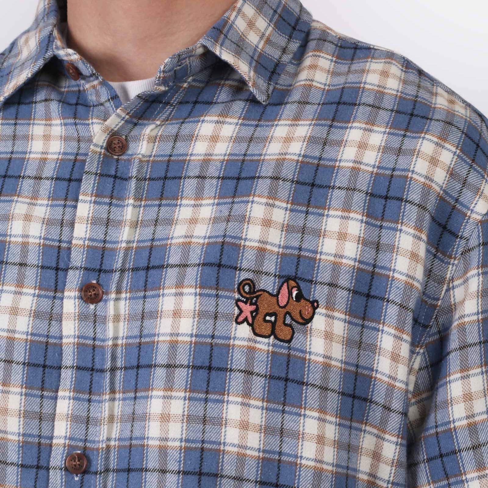 Мужская рубашка Butter Goods Pooch Flannel Shirt (BGQ224D12502)  - цена, описание, фото 4
