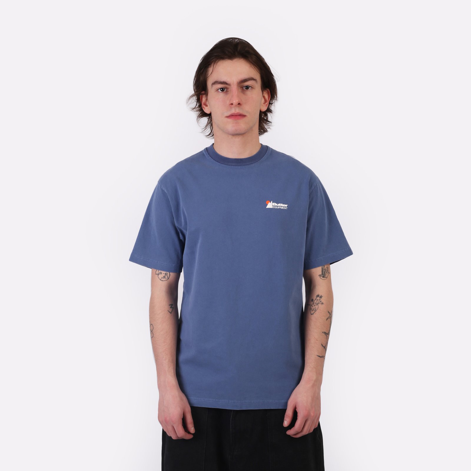 Мужская футболка Butter Goods Distressed Pigment Dye Tee (BGQ224D10801)  - цена, описание, фото 1