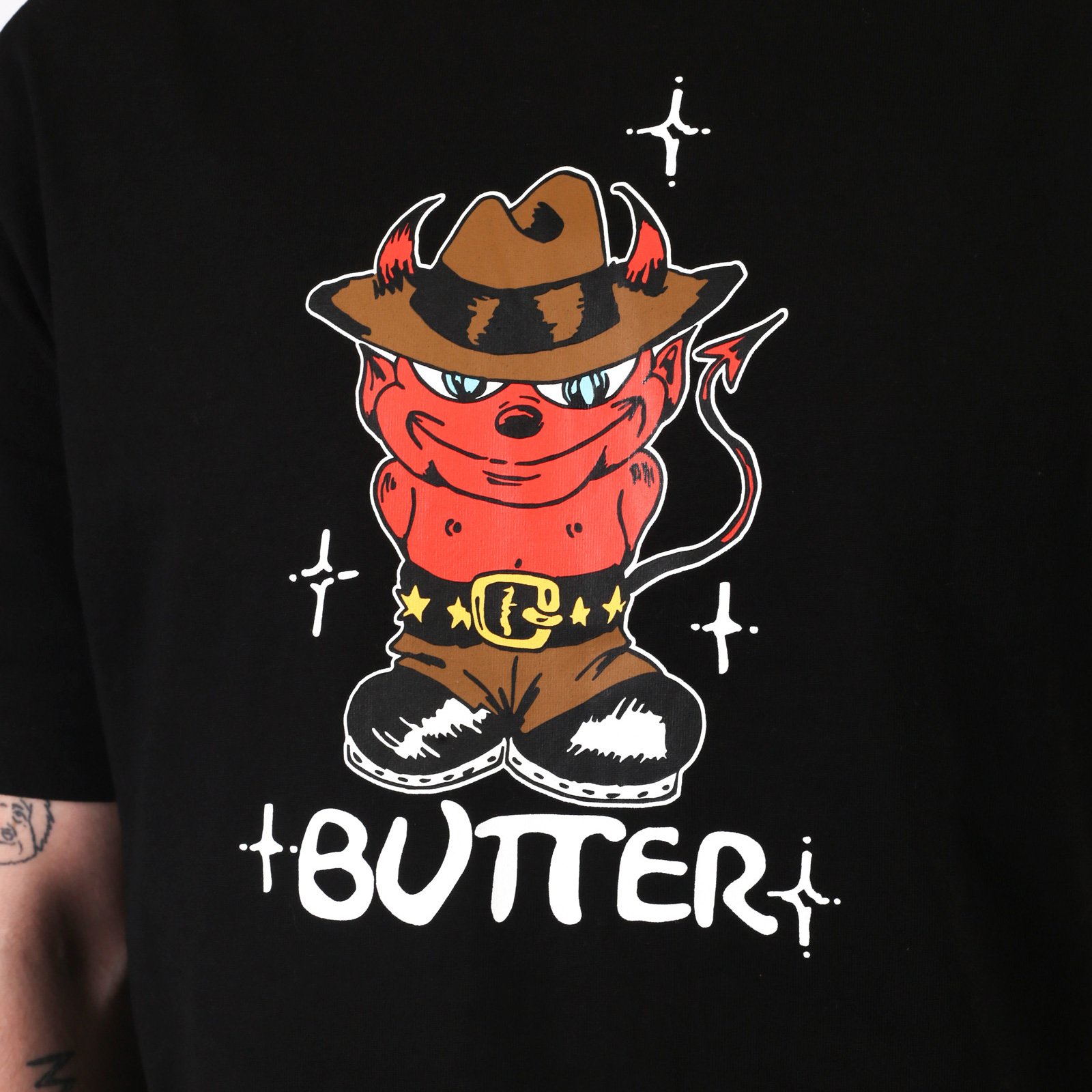 Мужская футболка Butter Goods Devil Tee (BGQ224D20203)  - цена, описание, фото 4